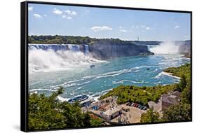 Niagara Falls from the Canadian Side-Joe Restuccia III-Framed Stretched Canvas