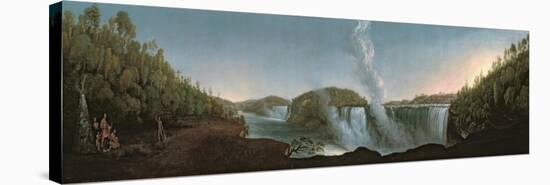 Niagara Falls from under Table Rock, 1808-John Trumbull-Stretched Canvas