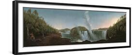 Niagara Falls from under Table Rock, 1808-John Trumbull-Framed Giclee Print