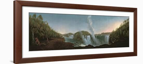 Niagara Falls from under Table Rock, 1808-John Trumbull-Framed Giclee Print