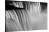 Niagara Falls Illuminations Number 2 BW-Steve Gadomski-Stretched Canvas