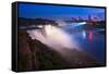 Niagara Falls Illuminations-Steve Gadomski-Framed Stretched Canvas