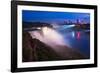 Niagara Falls Illuminations-Steve Gadomski-Framed Photographic Print