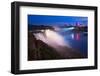 Niagara Falls Illuminations-Steve Gadomski-Framed Photographic Print