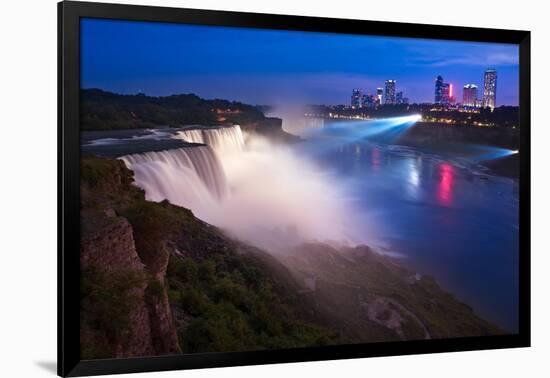 Niagara Falls Illuminations-Steve Gadomski-Framed Photographic Print