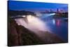Niagara Falls Illuminations-Steve Gadomski-Stretched Canvas