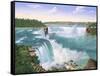 Niagara Falls In 1860-Eduardo Camoes-Framed Stretched Canvas