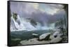 Niagara Falls in Winter-Hippolyte Sebron-Framed Stretched Canvas