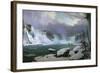 Niagara Falls in Winter-Hippolyte Sebron-Framed Giclee Print