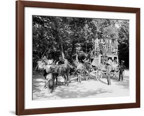 Niagara Falls, June 23D, 1898, Pawnee Bills Wild West Co.-null-Framed Photo