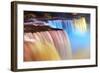 Niagara Falls Lit at Night-null-Framed Art Print