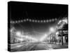 Niagara Falls, N.Y. Falls Street at Night-null-Stretched Canvas