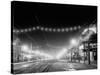 Niagara Falls, N.Y. Falls Street at Night-null-Stretched Canvas