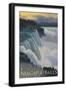 Niagara Falls, New York, c.2008-Lantern Press-Framed Art Print