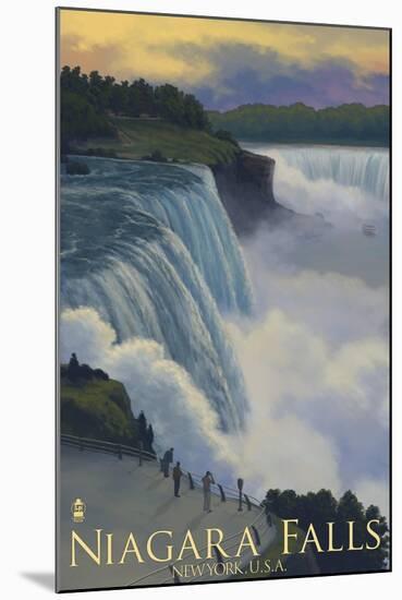 Niagara Falls, New York, c.2008-Lantern Press-Mounted Art Print