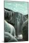 Niagara Falls, New York - Cave of the Winds Ice Formation-Lantern Press-Mounted Art Print