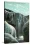 Niagara Falls, New York - Cave of the Winds Ice Formation-Lantern Press-Stretched Canvas