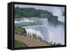 Niagara Falls, New York State, United States of America, North America-Rainford Roy-Framed Stretched Canvas