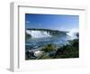 Niagara Falls on the Niagara River That Connects Lakes Ontario and Erie, New York State, USA-Robert Francis-Framed Photographic Print