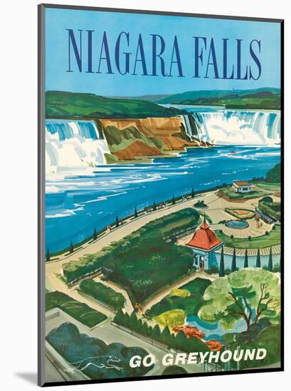 Niagara Falls, Ontario, Canada, New York, USA-S^ Fleming-Mounted Art Print