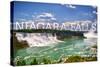 Niagara Falls - Panoramic View-Lantern Press-Stretched Canvas