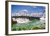 Niagara Falls - Panoramic View-Lantern Press-Framed Art Print