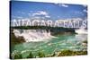 Niagara Falls - Panoramic View-Lantern Press-Stretched Canvas