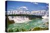 Niagara Falls - Panoramic View-Lantern Press-Stretched Canvas