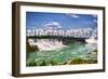 Niagara Falls - Panoramic View-Lantern Press-Framed Art Print