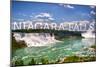 Niagara Falls - Panoramic View-Lantern Press-Mounted Art Print