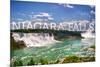 Niagara Falls - Panoramic View-Lantern Press-Mounted Art Print