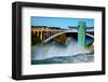 Niagara Falls Rainbow Bridge-null-Framed Art Print