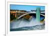 Niagara Falls Rainbow Bridge-null-Framed Art Print