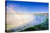 Niagara Falls Rim & Rainbow-null-Stretched Canvas