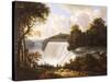 Niagara Falls Scene-Victor De Grailly-Stretched Canvas