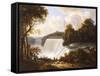 Niagara Falls Scene-Victor De Grailly-Framed Stretched Canvas