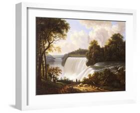 Niagara Falls Scene-Victor De Grailly-Framed Giclee Print