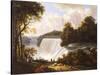 Niagara Falls Scene-Victor De Grailly-Stretched Canvas