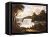 Niagara Falls Scene-Victor De Grailly-Framed Stretched Canvas