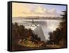 Niagara Falls Scene-Victor De Grailly-Framed Stretched Canvas