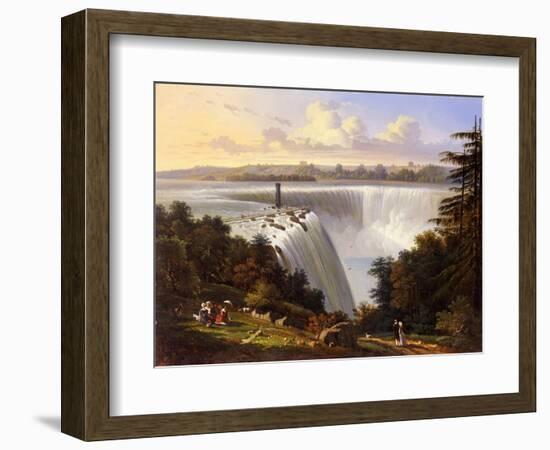 Niagara Falls Scene-Victor De Grailly-Framed Giclee Print