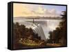 Niagara Falls Scene-Victor De Grailly-Framed Stretched Canvas