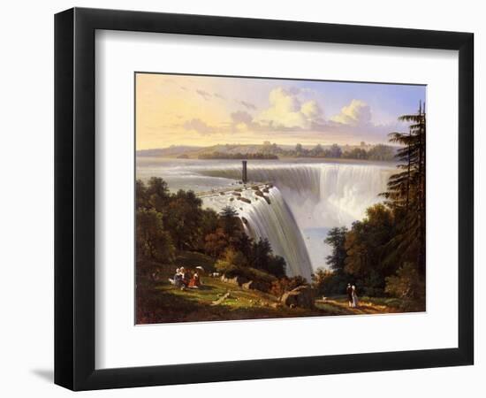 Niagara Falls Scene-Victor De Grailly-Framed Giclee Print