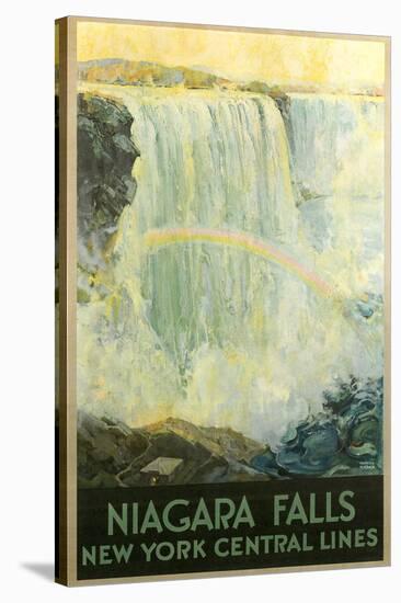 Niagara Falls Travel Poster-null-Stretched Canvas