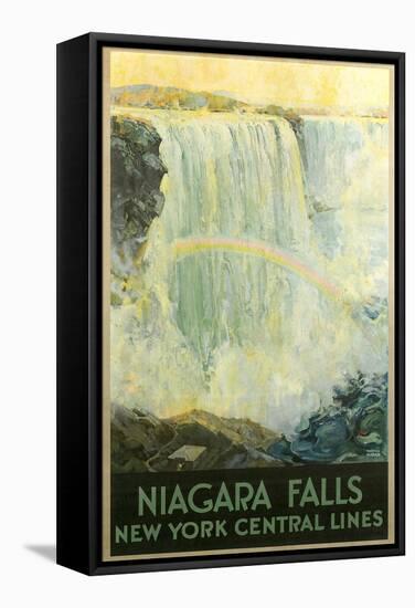 Niagara Falls Travel Poster-null-Framed Stretched Canvas