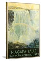 Niagara Falls Travel Poster-null-Stretched Canvas