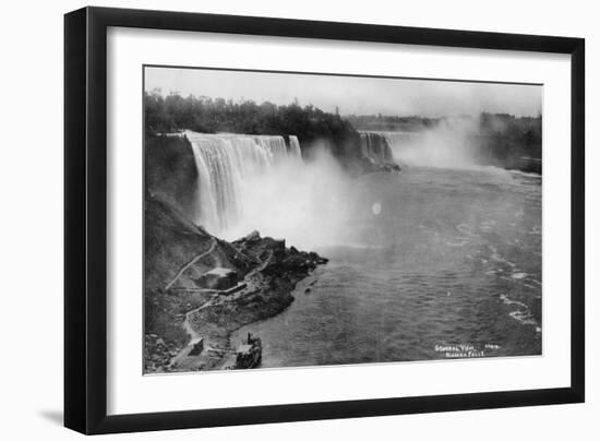 Niagara Falls, USA and Canada, C1930s-Marjorie Bullock-Framed Giclee Print