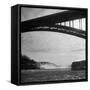 Niagara Falls Viewed from a Point under the Rainbow Bridge-Joe Scherschel-Framed Stretched Canvas