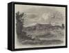 Niagara Falls Village, the Rapids Above the American Falls-George Henry Andrews-Framed Stretched Canvas