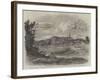 Niagara Falls Village, the Rapids Above the American Falls-George Henry Andrews-Framed Giclee Print
